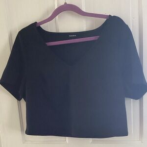 Torrid Black Crop Top